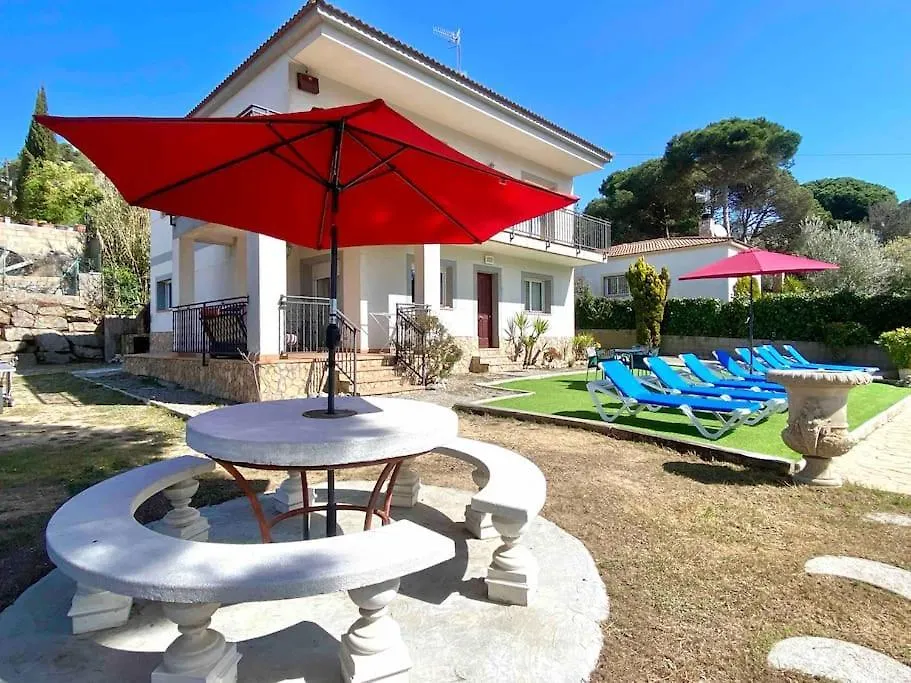 Villa With Private Pool And Bbq Near Lloret De Mar Vidreres