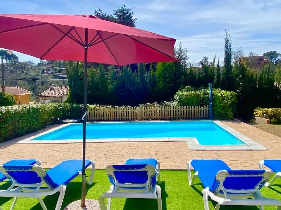 Villa With Private Pool And Bbq Near Lloret De Mar Vidreres